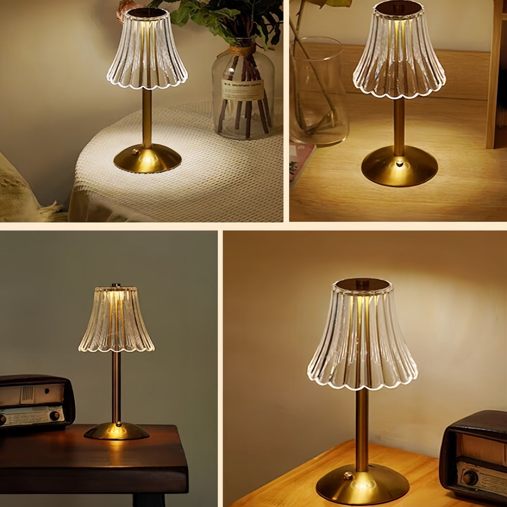 LumiGlow Table Lamp - Cordless LED Lighting with Touch