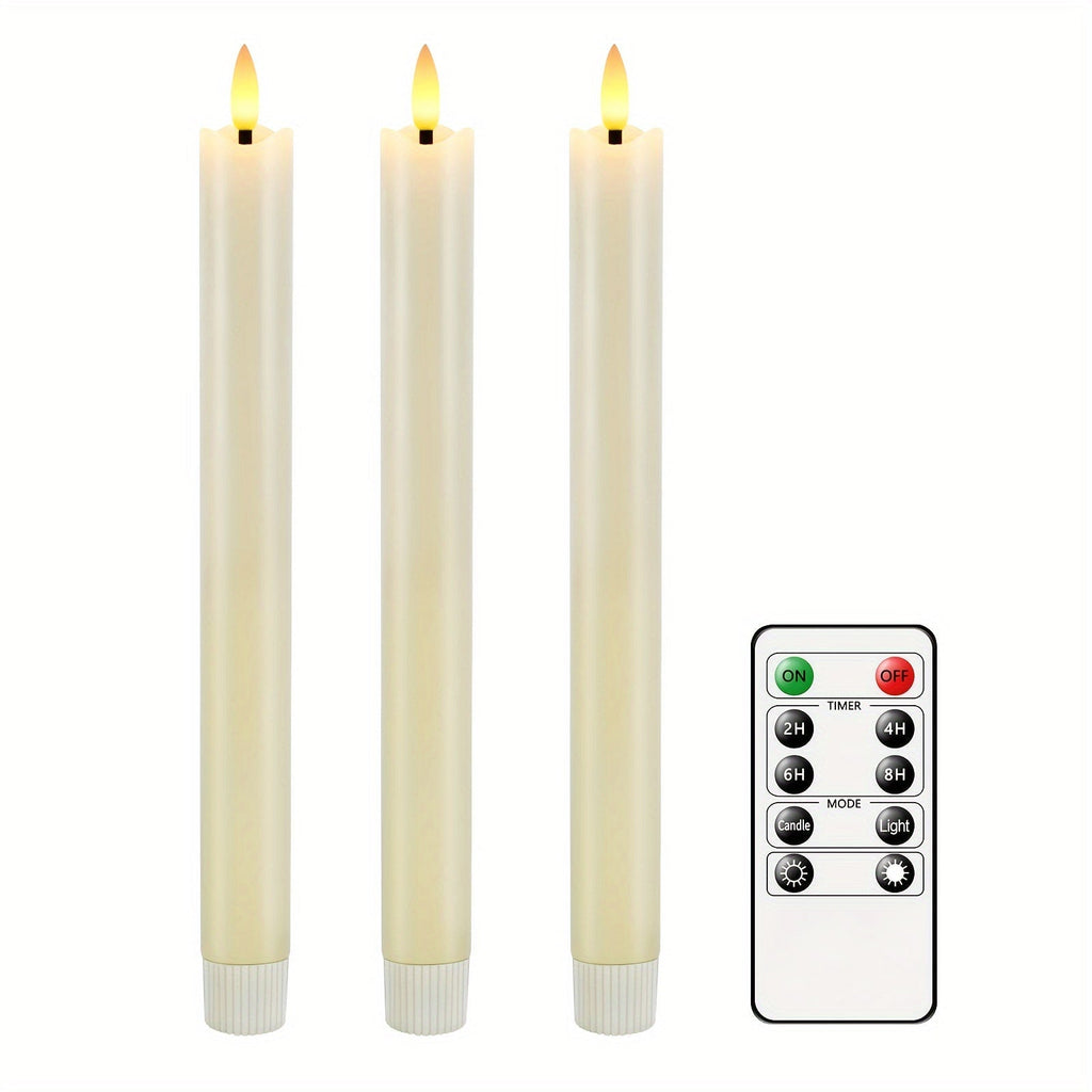 Eebuss Flameless Taper Candles – Realistic LED Effect
