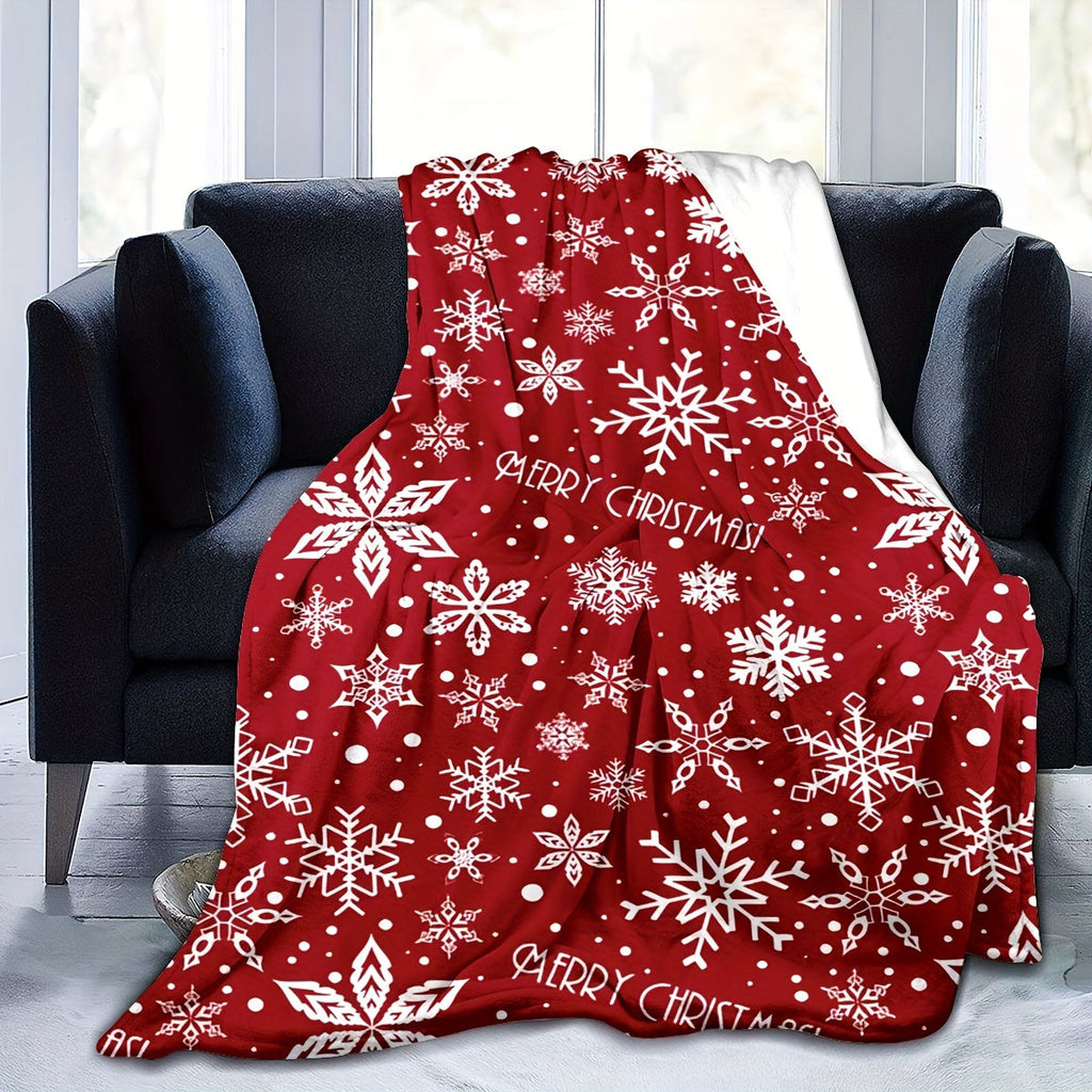 FestiveSnuggle - Luxury Christmas Fleece Blanket for the Holidays