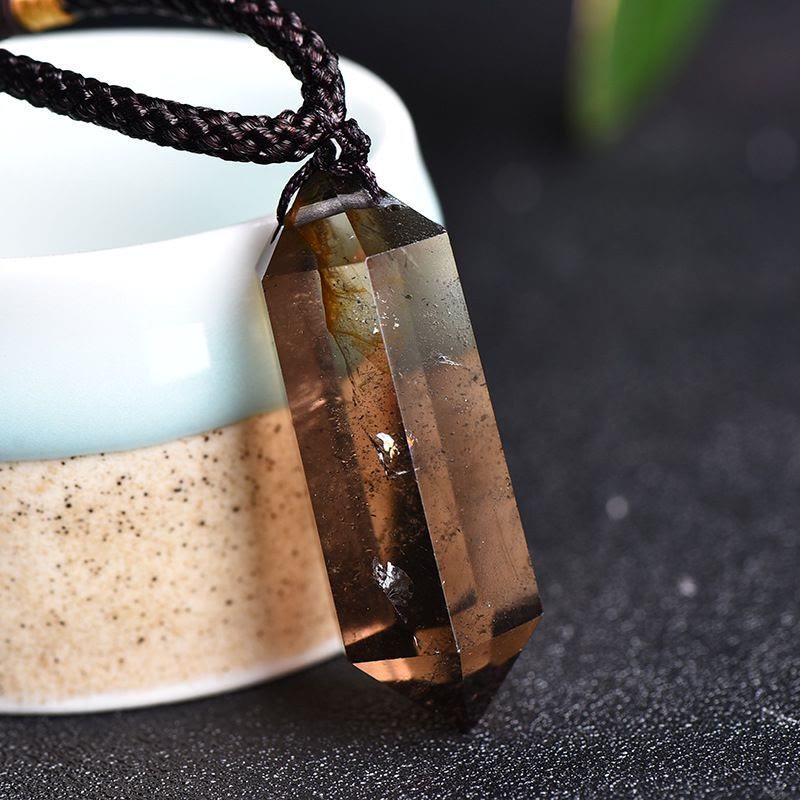 Amethyst Healing Crystal Necklace - Lyra Collection