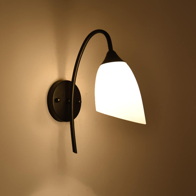 GloeiGlow – Modern Bell-Shaped Wall Light with Adjustable Arm