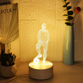 SportGlow - LED Tafellamp met 3D Voetbaldesign
