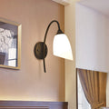 GloeiGlow – Modern Bell-Shaped Wall Light with Adjustable Arm
