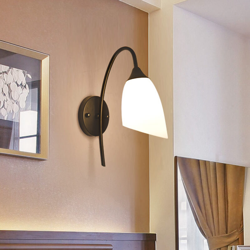 GloeiGlow – Modern Bell-Shaped Wall Light with Adjustable Arm