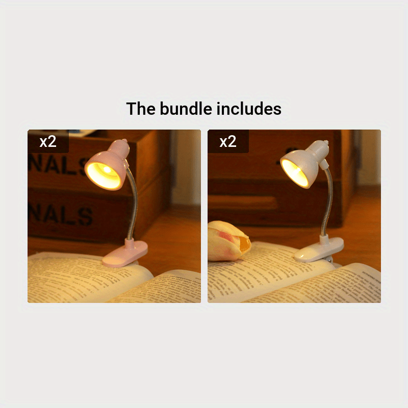 MiniGlow Lamp - Portable Clip-On Reading Light