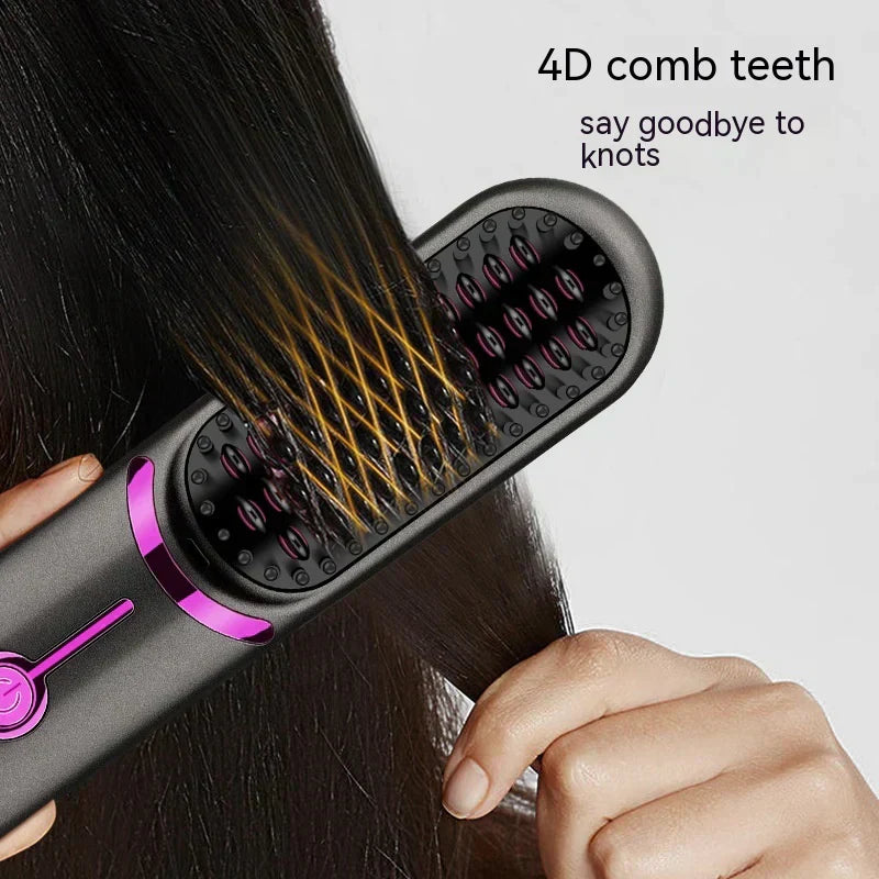 Tima Brush - Cordless Rechargeable Hair Straightening Brush