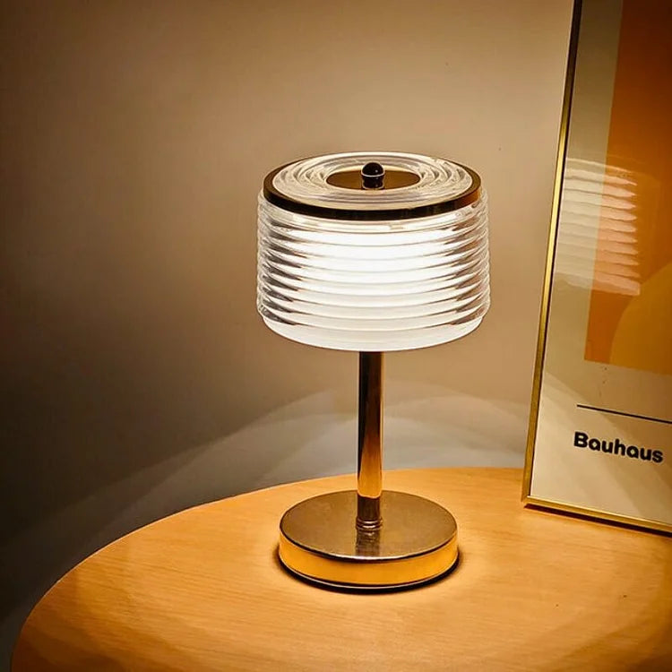 Wireless Rechargeable LumiNook Table Lamp - Create Ambiance and Style with this Luxury Table Lamp