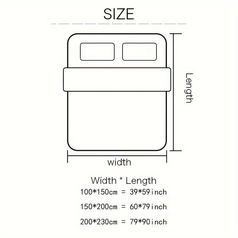 Vintage Luxury Double-Sided Fleece Blanket - Essential for Winter