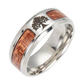 Elegant Stainless Steel Tree of Life Ring for Women - Elina