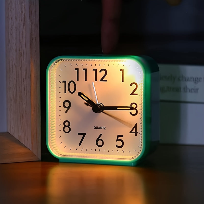 GlowTick Alarm Clock - Stylish LED Clock with Night Light