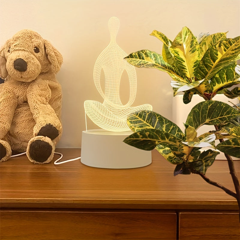 ZenLight - Modern 3D Yoga Night Light