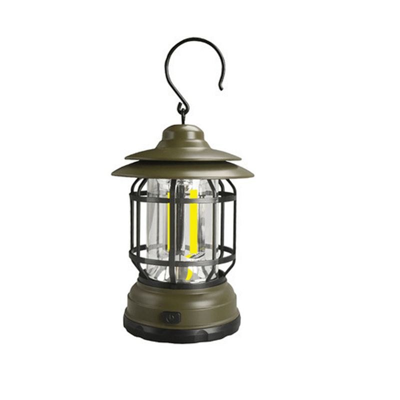 Éclaireur Vintage Garden Lamp - Retro Portable Lantern for Outdoor Adventures