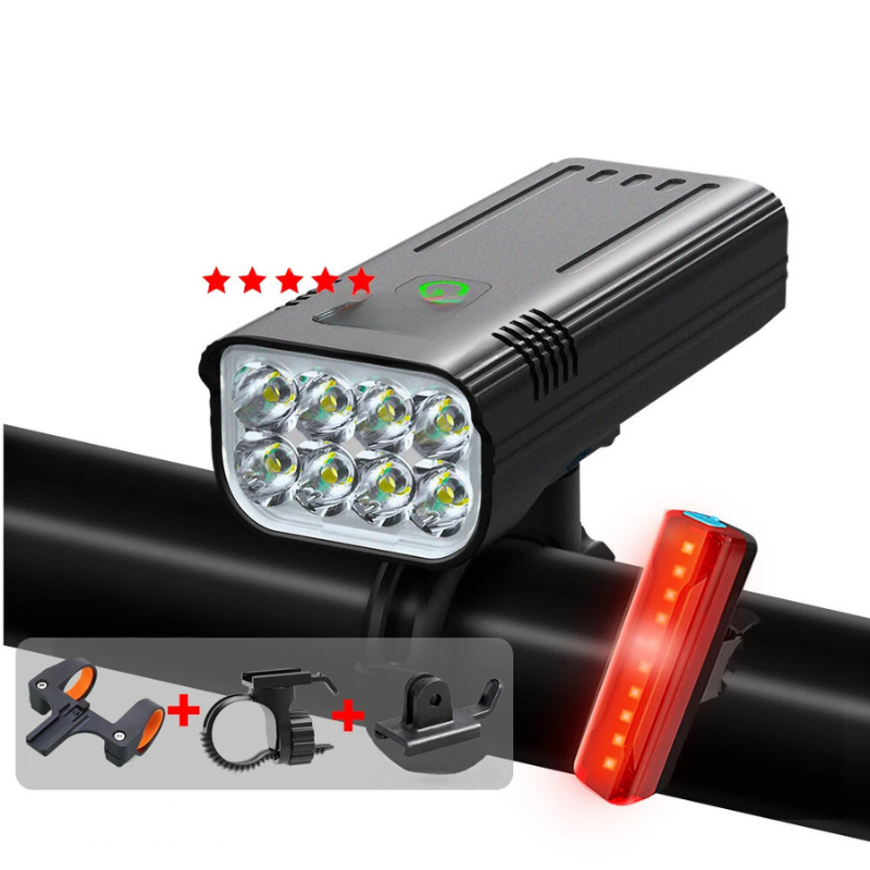 LuminousRide - Rechargeable Bike Lights 5000LM