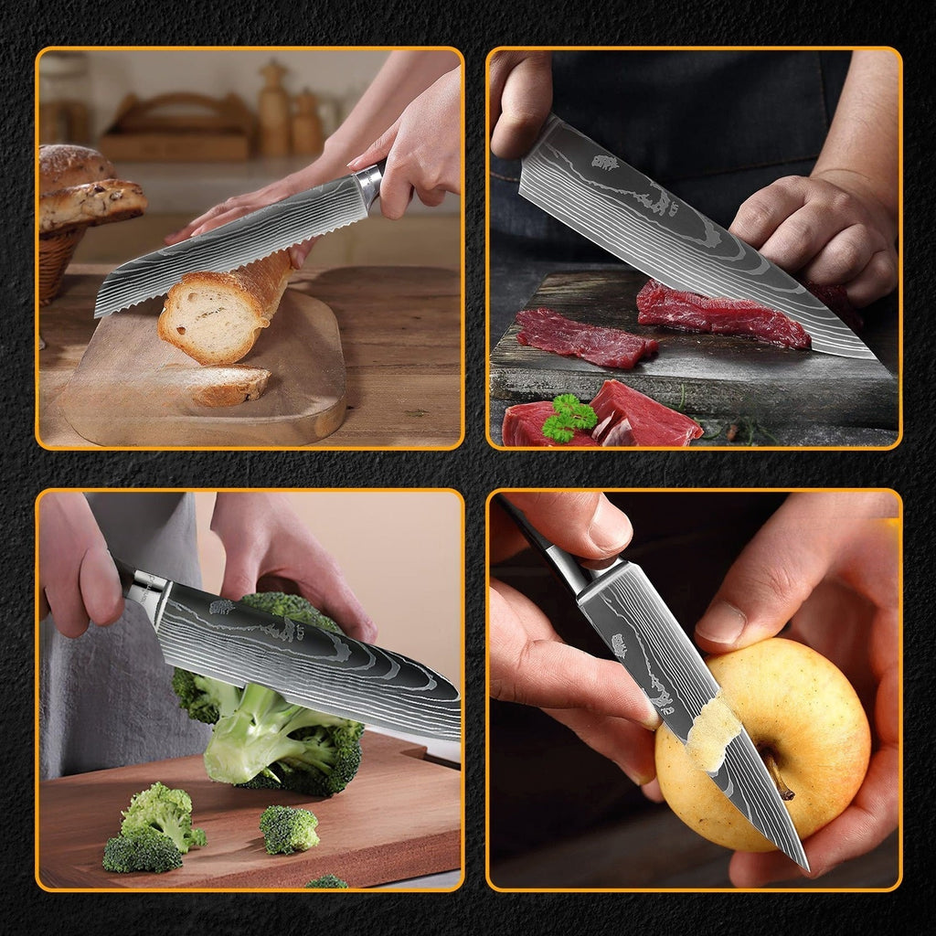 CulinaryMaster - Luxury Japanese Knife Set of 7