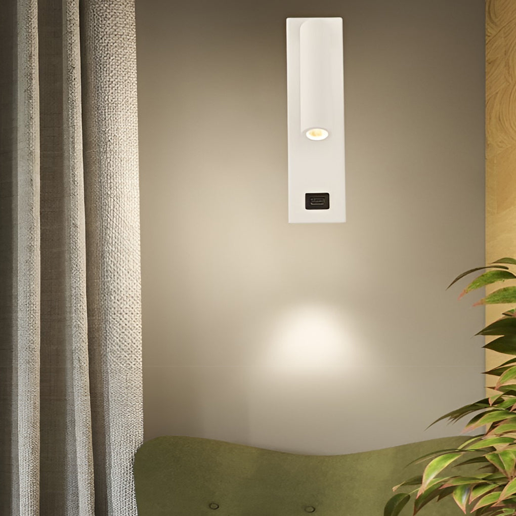 ArtiLicht Luxury Wall Lamp with Adjustable LED and USB Charging Port