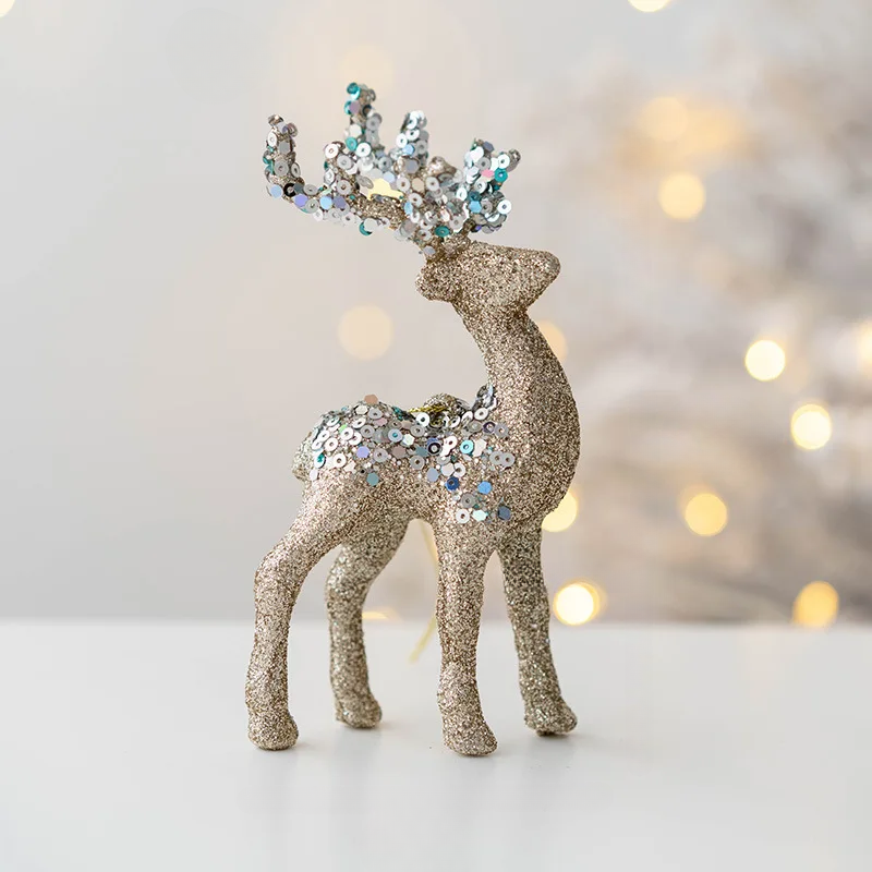 Sparkling Deer Ornament – Luxury Christmas Decoration for a Festive Atmosphere