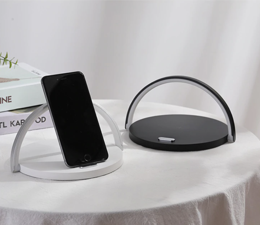 Bowlight Design™ - Stylish 3-in-1 Nightlight with Qi Charger