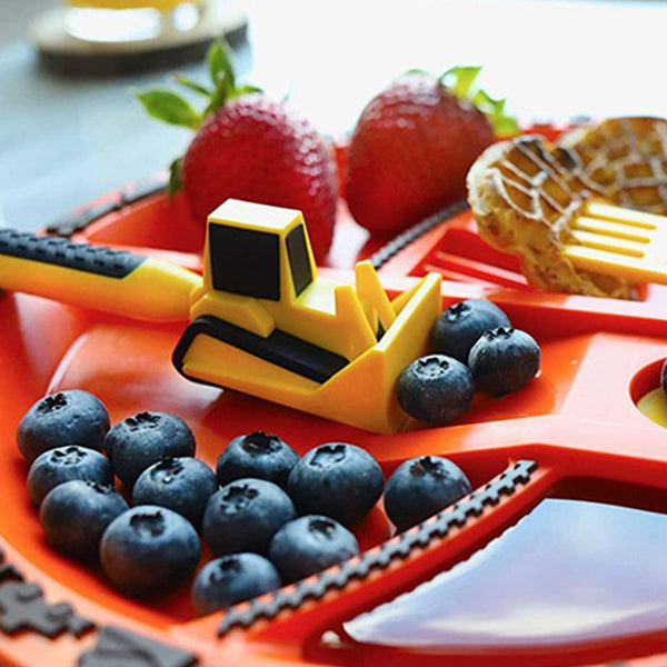 ConstructoFork – Tough Construction-Themed Cutlery Set for Kids