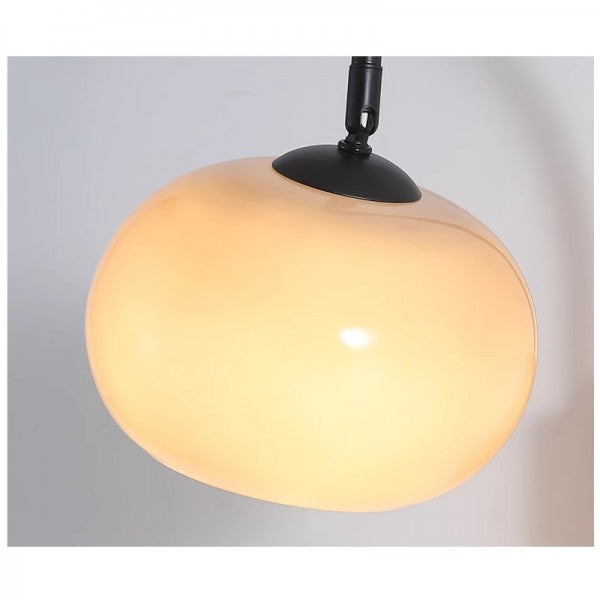 Orbite Wall Lamp – Elegant Kaki Glass Wall Lamp