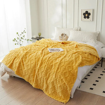 CozyLuxe - Luxury Lambswool Blanket for Bedroom