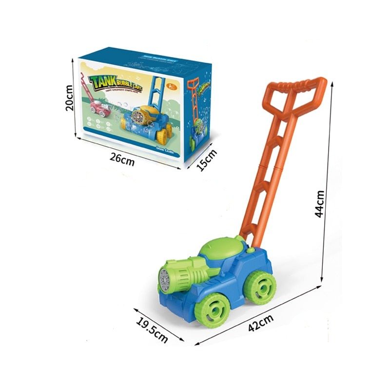 BubbleMow Toy - Magical Bubble Lawn Mower for Kids