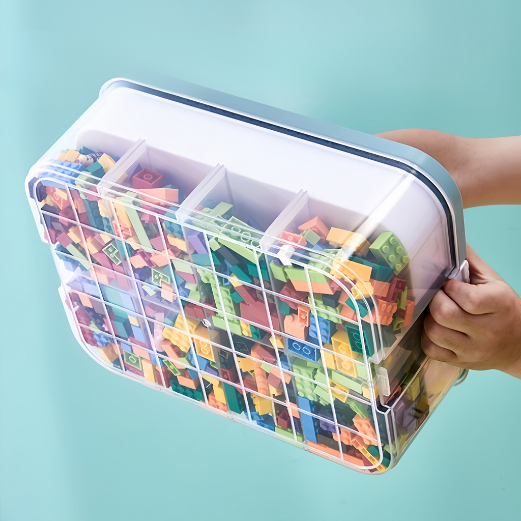 Stack Genius - Elegant Storage Box with Lid for Any Room