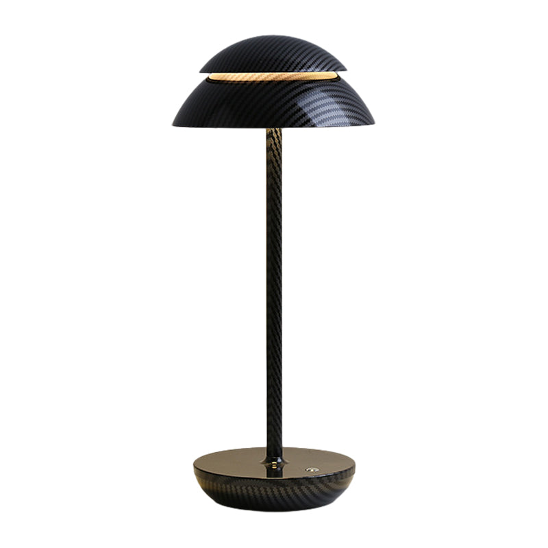 Aurelia Noire - Rechargeable Cordless Table Lamp with Integrated LED Lighting and Battery