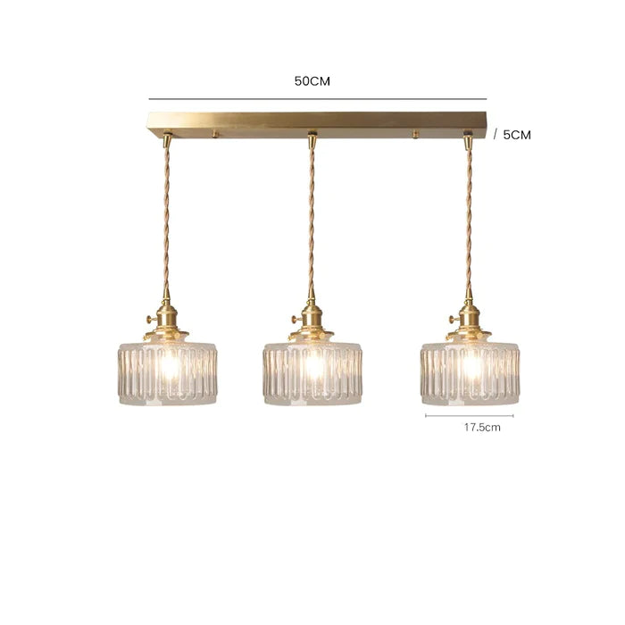CrystalGlare - Vintage Crystal Hanging Lamp