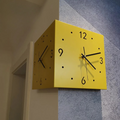 DualEdge Clock - Elegant Wall Clock with Silent Mechanism