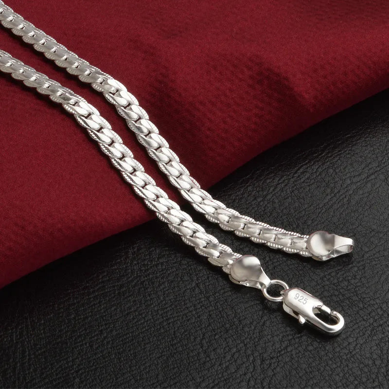 SilverGlow Necklace – Luxury 925 Sterling Silver Necklace for Women