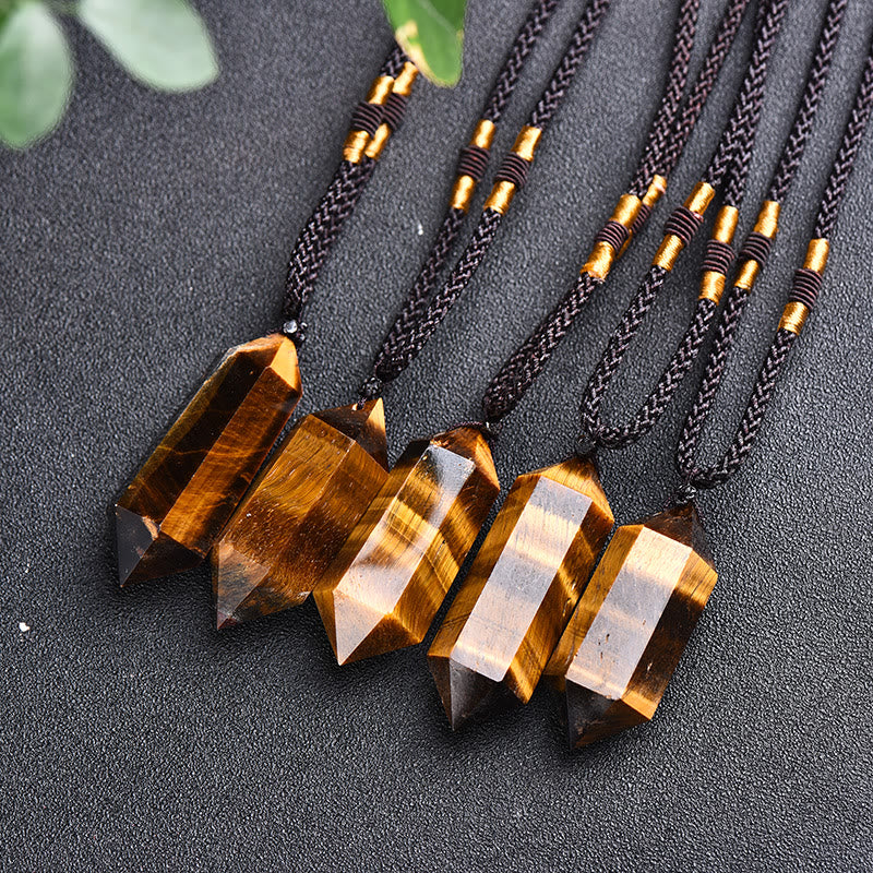 Amethyst Healing Crystal Necklace - Lyra Collection