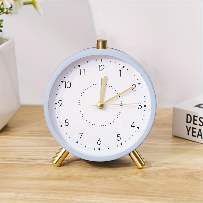 TimeSphere - Elegant Metal Clock with Lighting