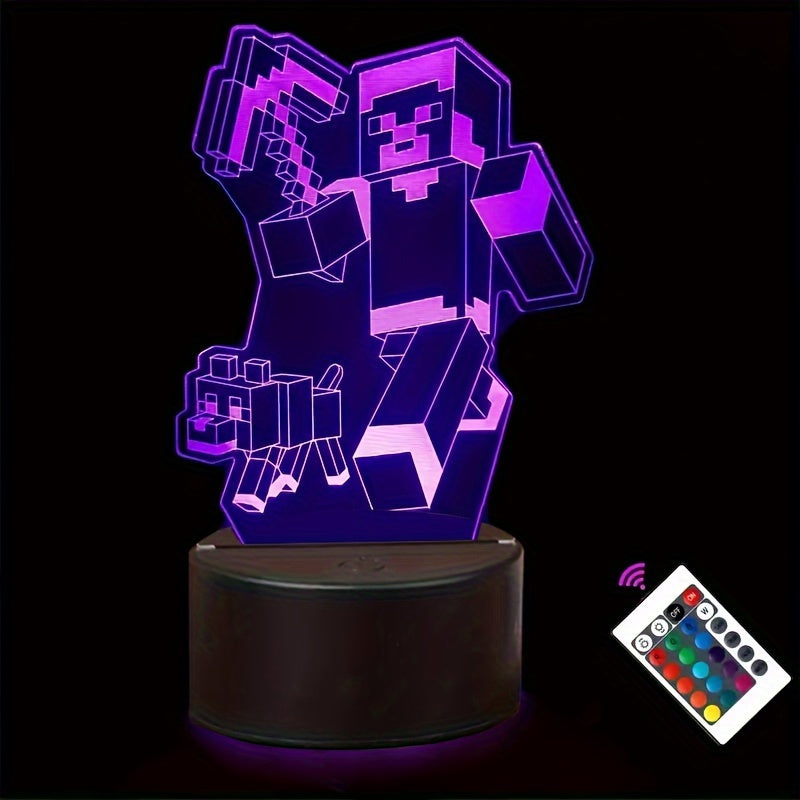 IlluGlow - 3D Night Lamp with Colors and USB