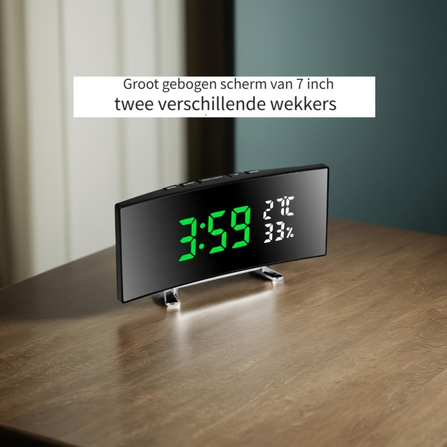 SmartClock - Smart LED Alarm Clock with USB Function