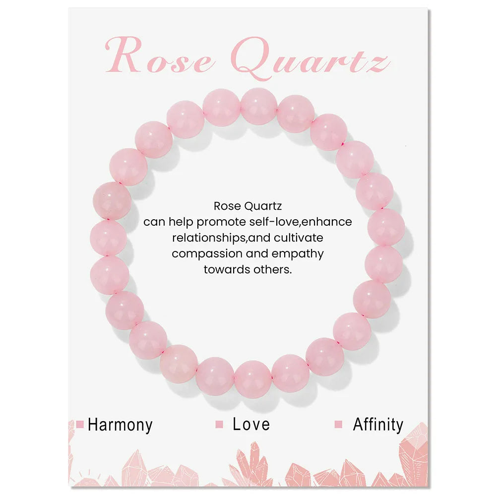 Aria: Natural Crystal Bracelet for Healing Energy