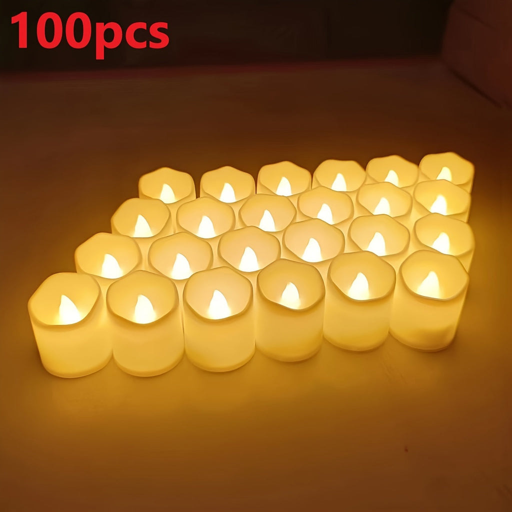 RomanticGlow - Flameless LED Tealights for Atmospheric Moments