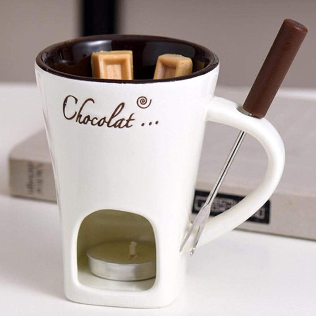 ChocoFondue - Elegant Bowl for Meltable Chocolate & Cheese