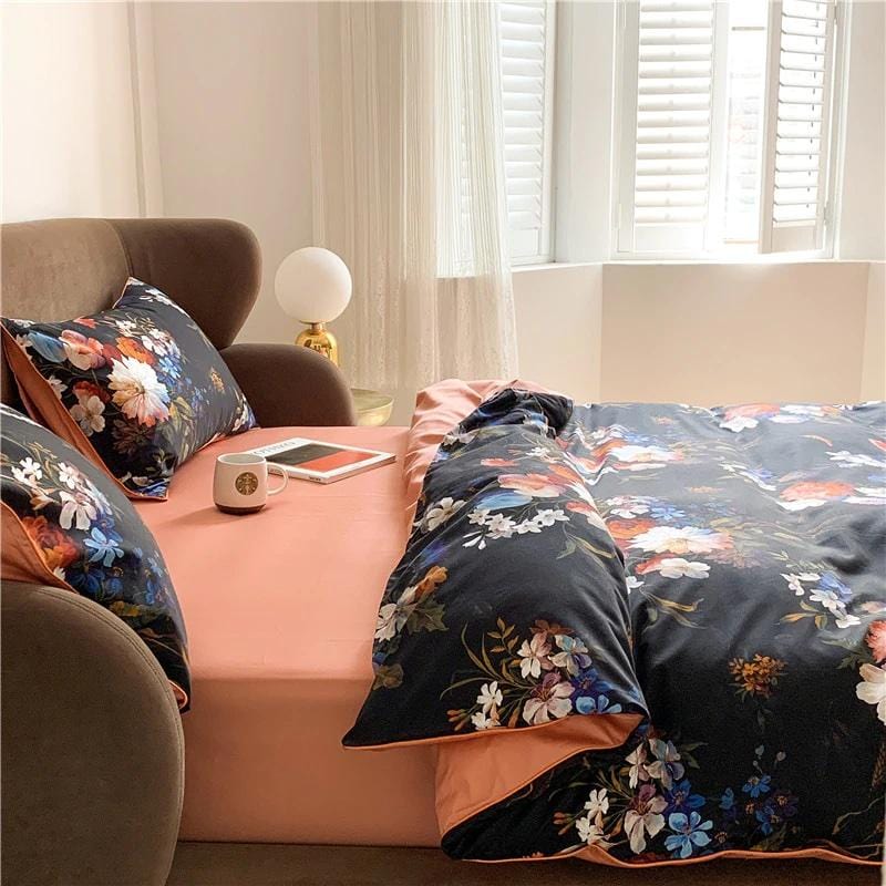 Bouquet - Luxury Egyptian Cotton Duvet Cover Set