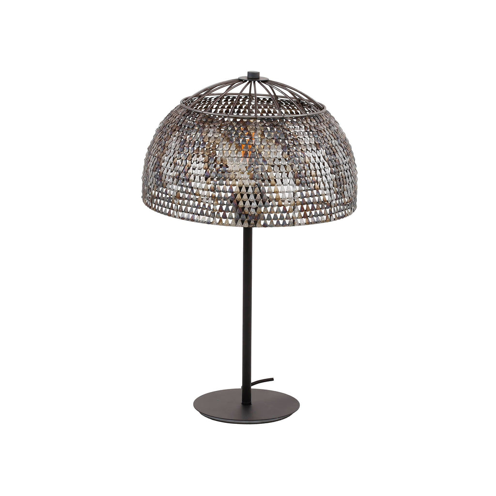 AlfieLamp – Timeless Industrial Table Lamp in Dark Brown