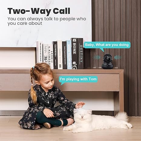 360° Indoor Security Camera - For Safety and Peace of Mind