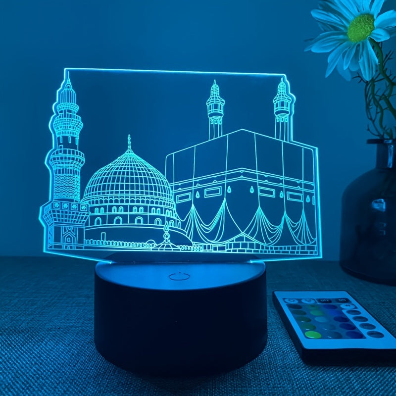 GlowSphere Lamp - 3D Night Light with Remote Control