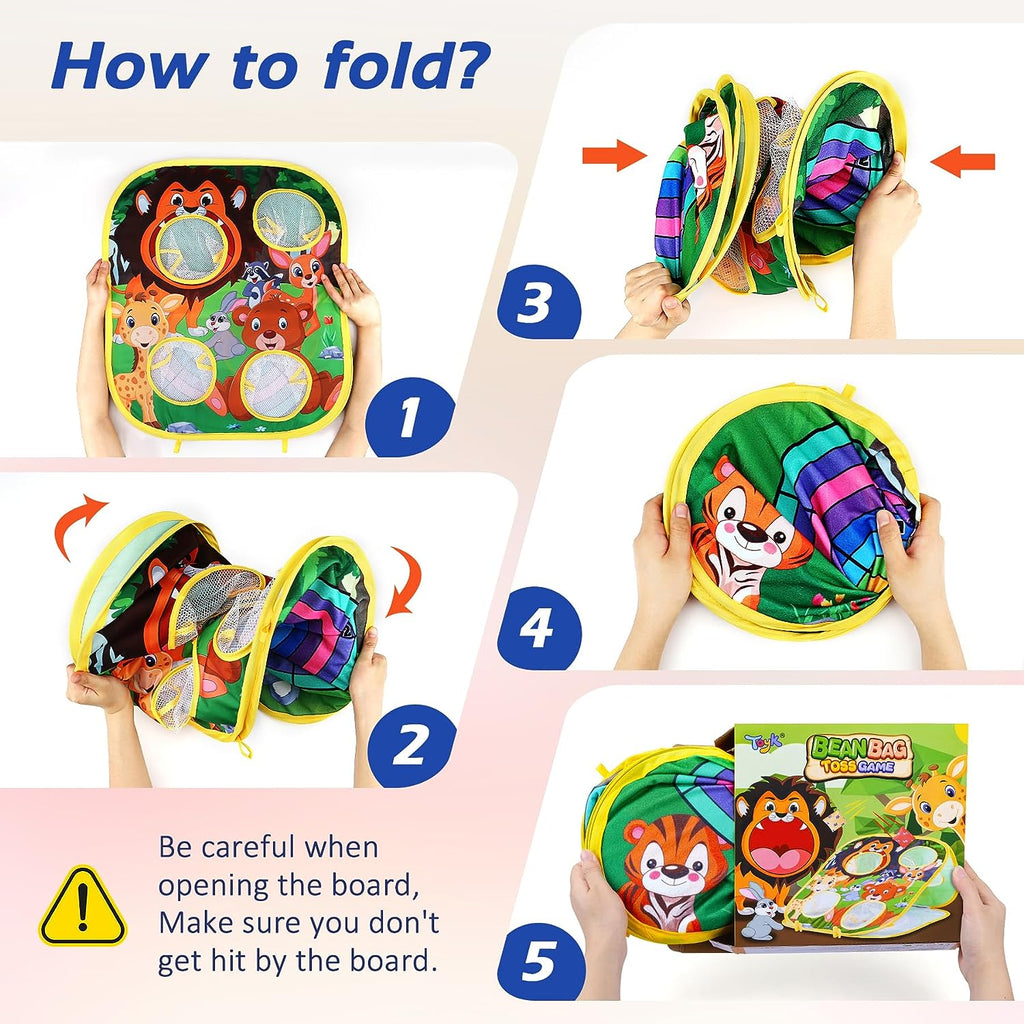 Animal Beanbag Toss and Throw Game - Enjoy endless fun