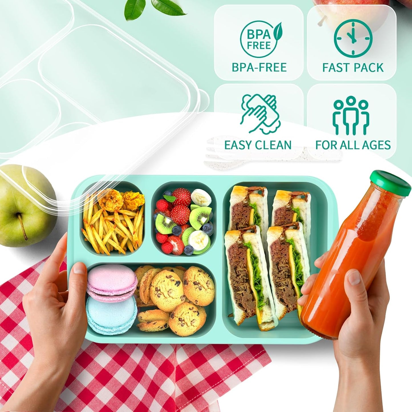 BentoBox - Stylish Meal Containers Set 4-piece