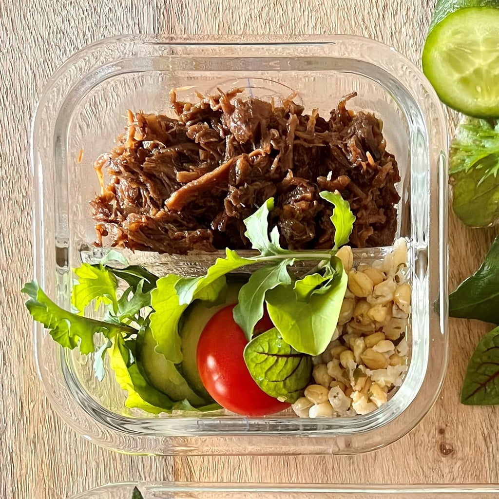 PortionMaster - Set of 3 Glass Containers for Bariatric Patients