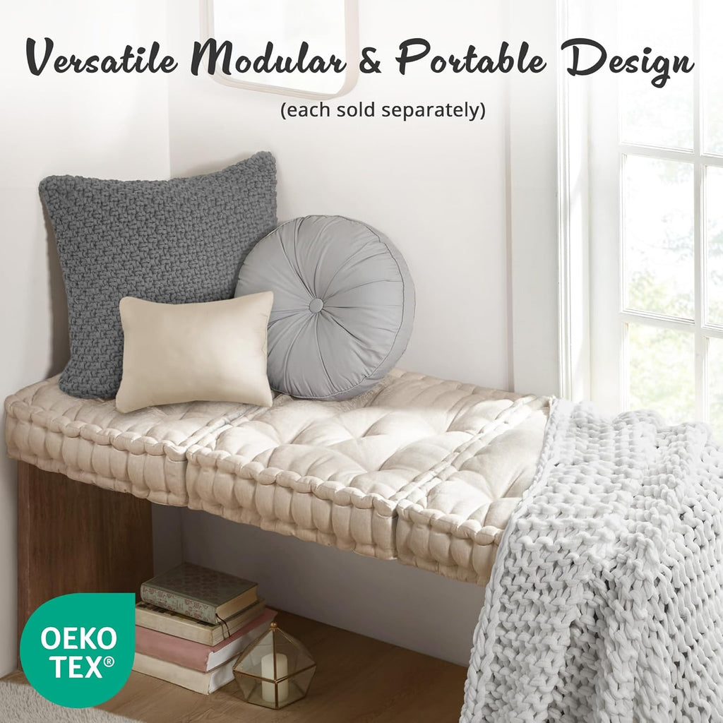 ZenComfort - Luxury Chenille Meditation Cushion for the Floor