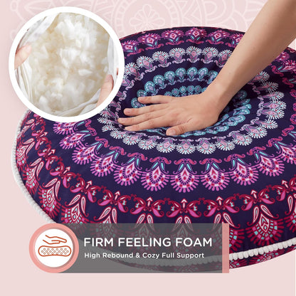 MandalaCushion - Bohemian Meditation Cushion for the Floor
