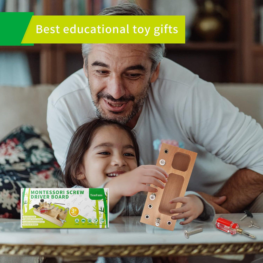 Busy Board Toy - Educational Montessori Play Board for Creative Children