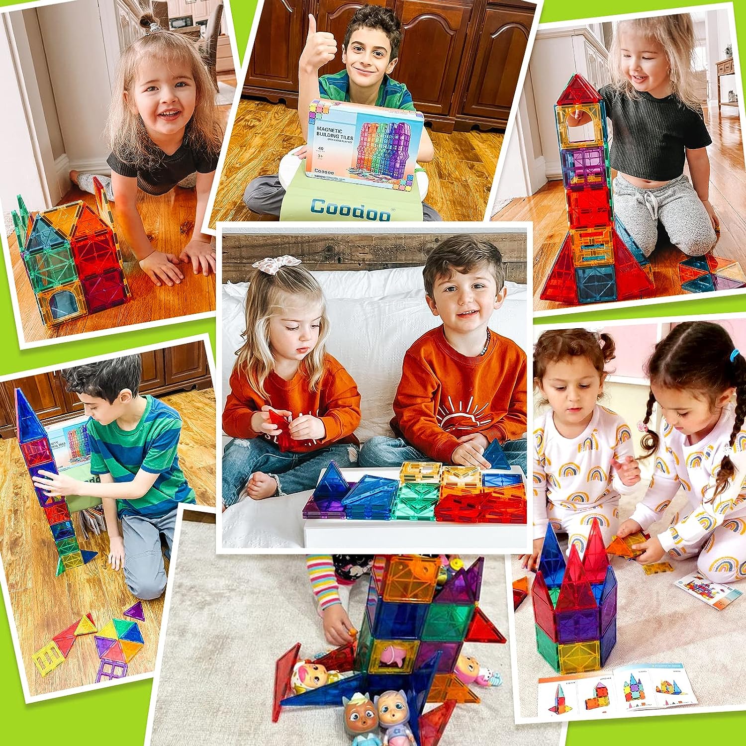 Montessori Magnetic Tiles - Discover Endless Building Fun