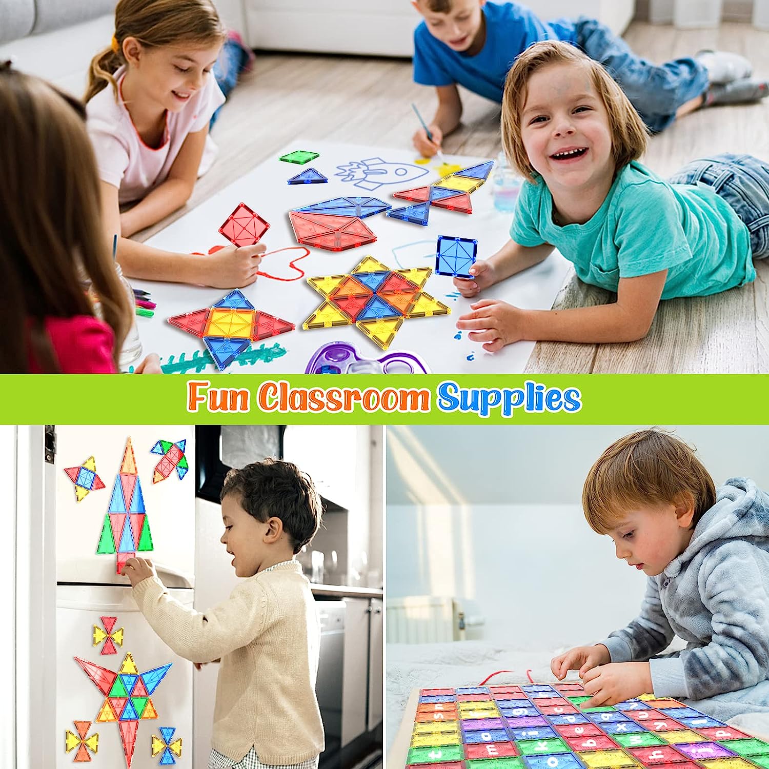 Montessori Magnetic Tiles - Discover Endless Building Fun