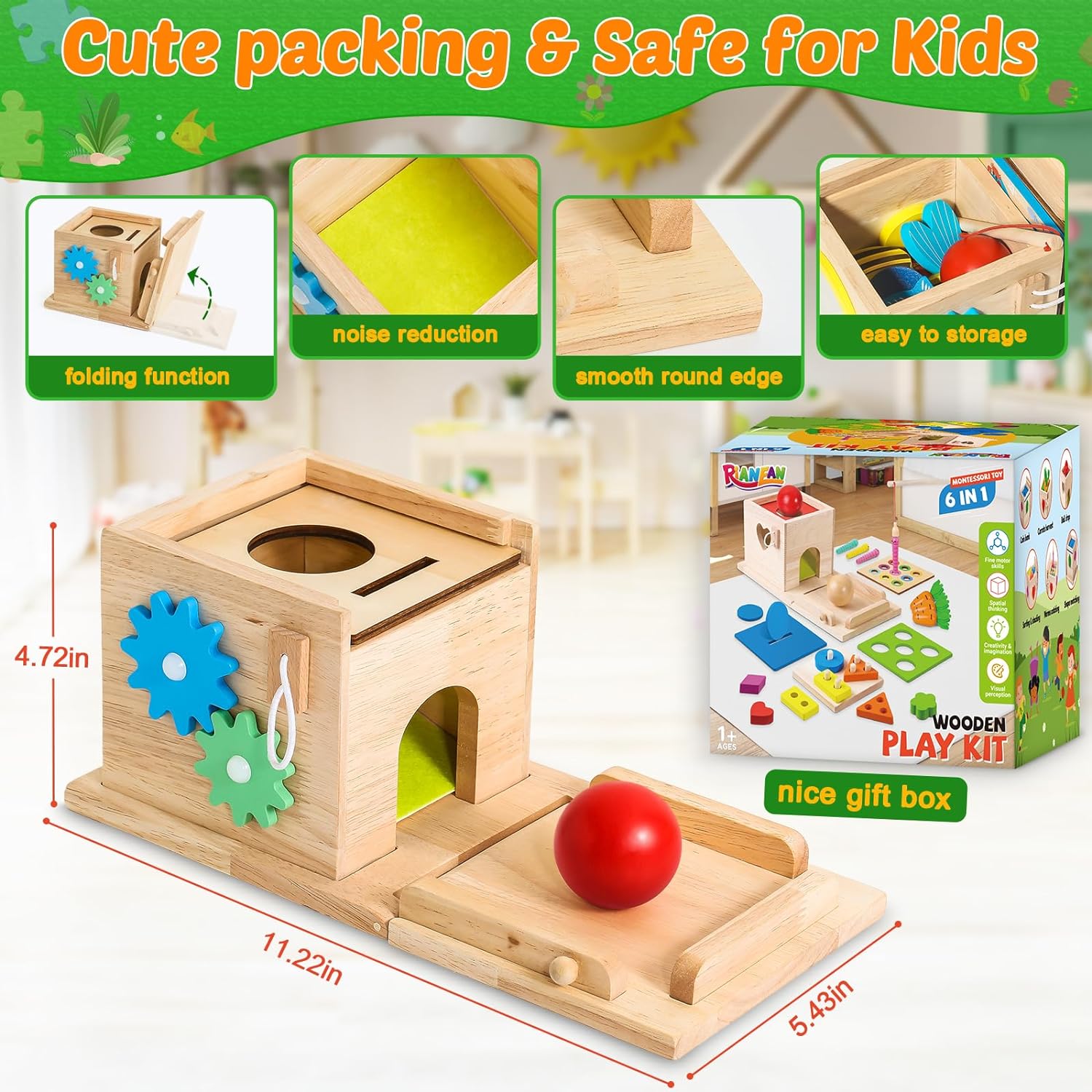 Educational Baby Toy Set - Educational Play Set for Growing Babies